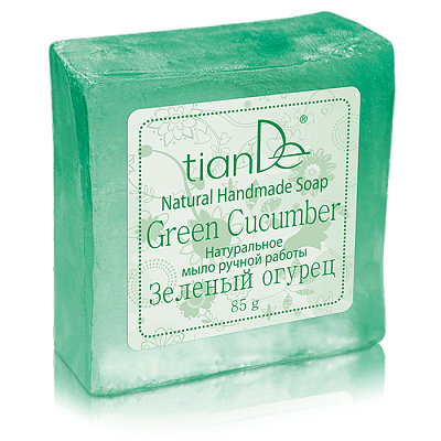 Natural Handmade Soap Green Cucumber