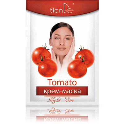 Night Cream Face Mask with Tomato