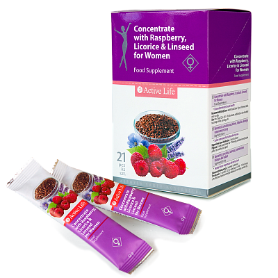 Concentrate with Raspberry, Licorice & Linseed for Women