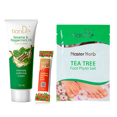 For soft feet and hands