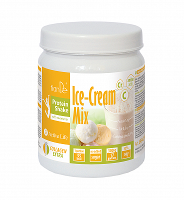 Ice-Cream Mix Protein Shake with sweetener
