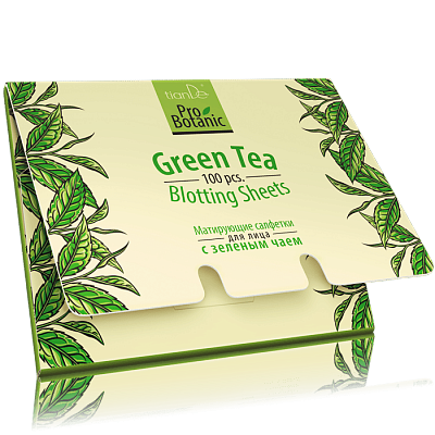 Green Tea Facial Blotting Sheets