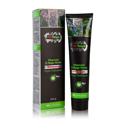 Charcoal & Taiga Herbs Whitening Phyto Toothpaste